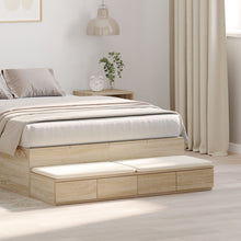 Bed Lades Samengesteld Hout Sonoma eiken 120 x 36,5 x 16,5 cm