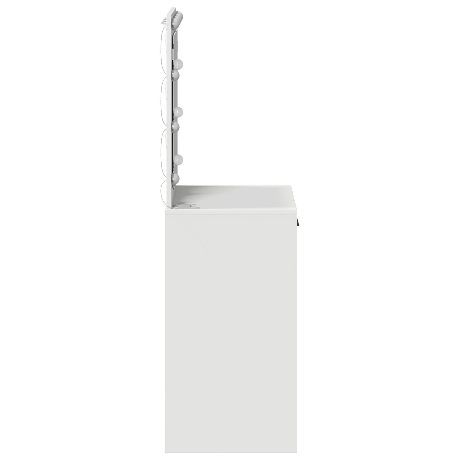 Kaptafel Met Led-Lampjes Wit 50 x 41 x 135 cm