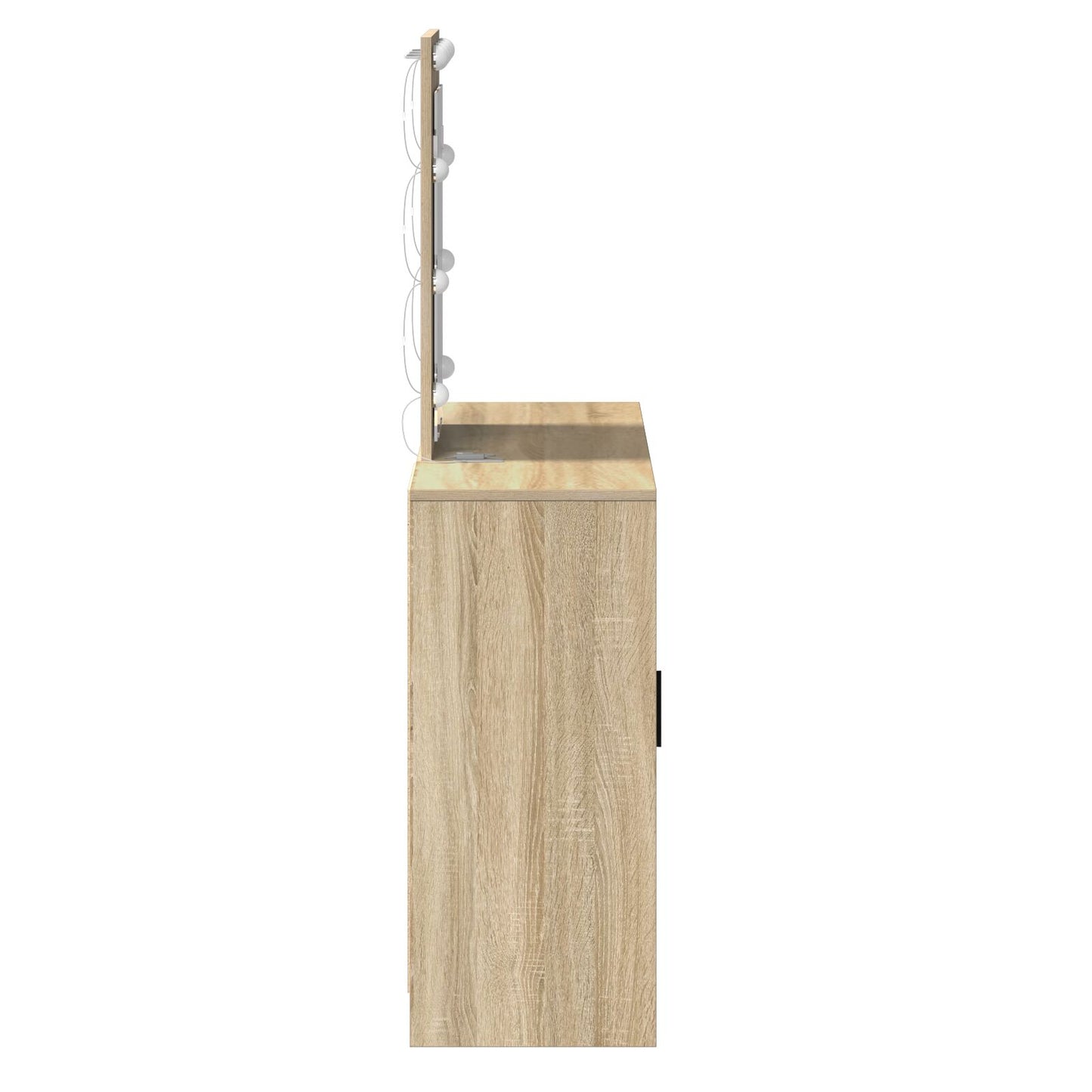 Kaptafel Met Led Verlichting In , 102X33X135 Cm Sonoma eiken