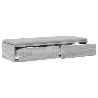 Bedladen Grijs Sonoma Bewerkt Hout Grijze sonoma 90 x 36,5 x 16,5 cm