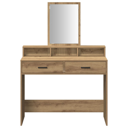 Kaptafel Met Lades En 100 x 41 x 140 cm Artisan eik