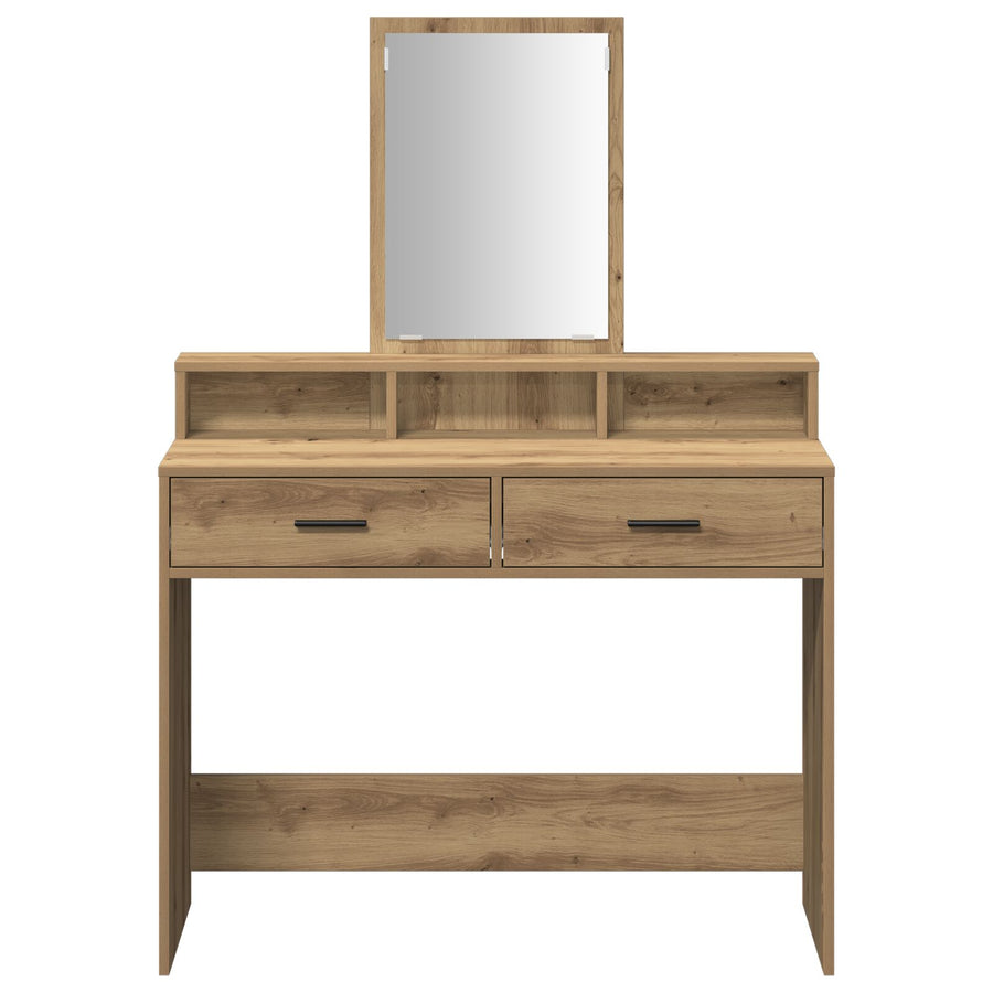Kaptafel Met Lades En 100 x 41 x 140 cm Artisan eik
