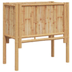 Raised Bed Brown 70 x 35 x 70 cm Bamboo