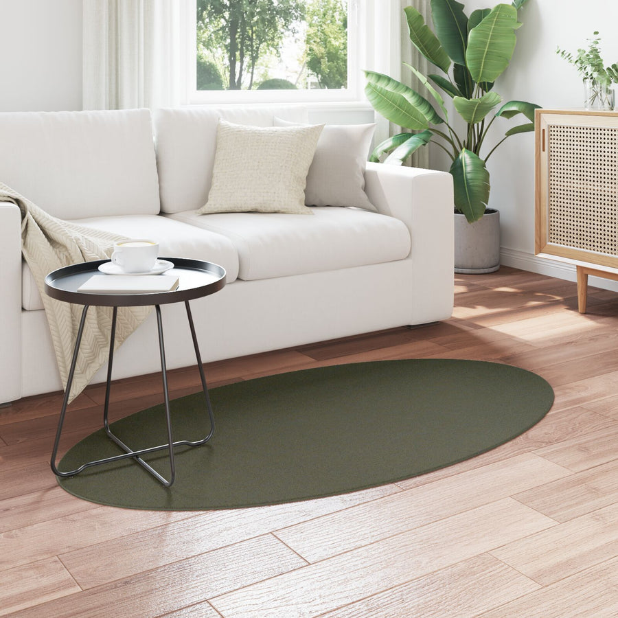 Kleden Polyester Anti-Slip Vloerkleed Bosgroen 80 x 150 cm