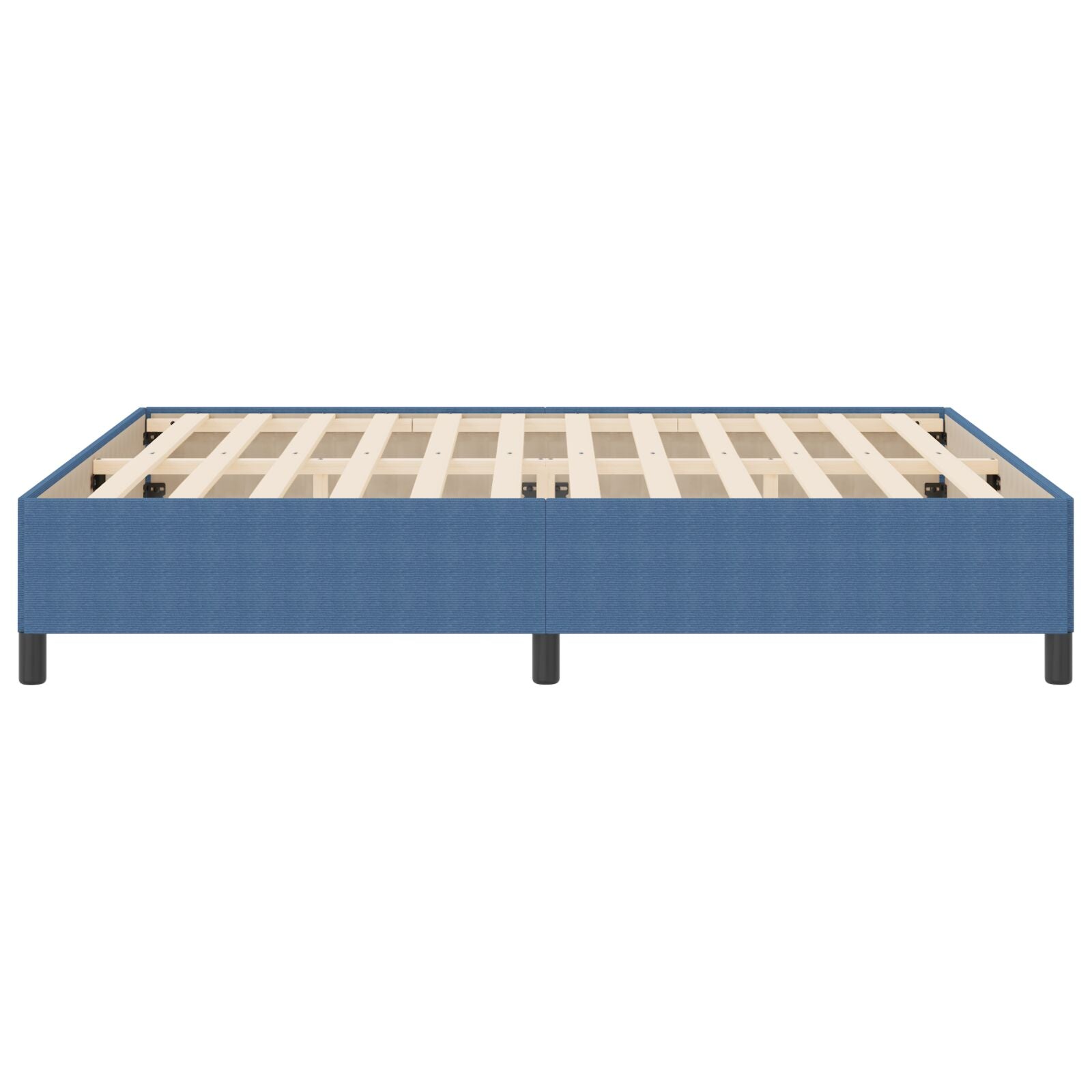 Bedframe Corduroy Stoffen Blauw 180 x 200 cm