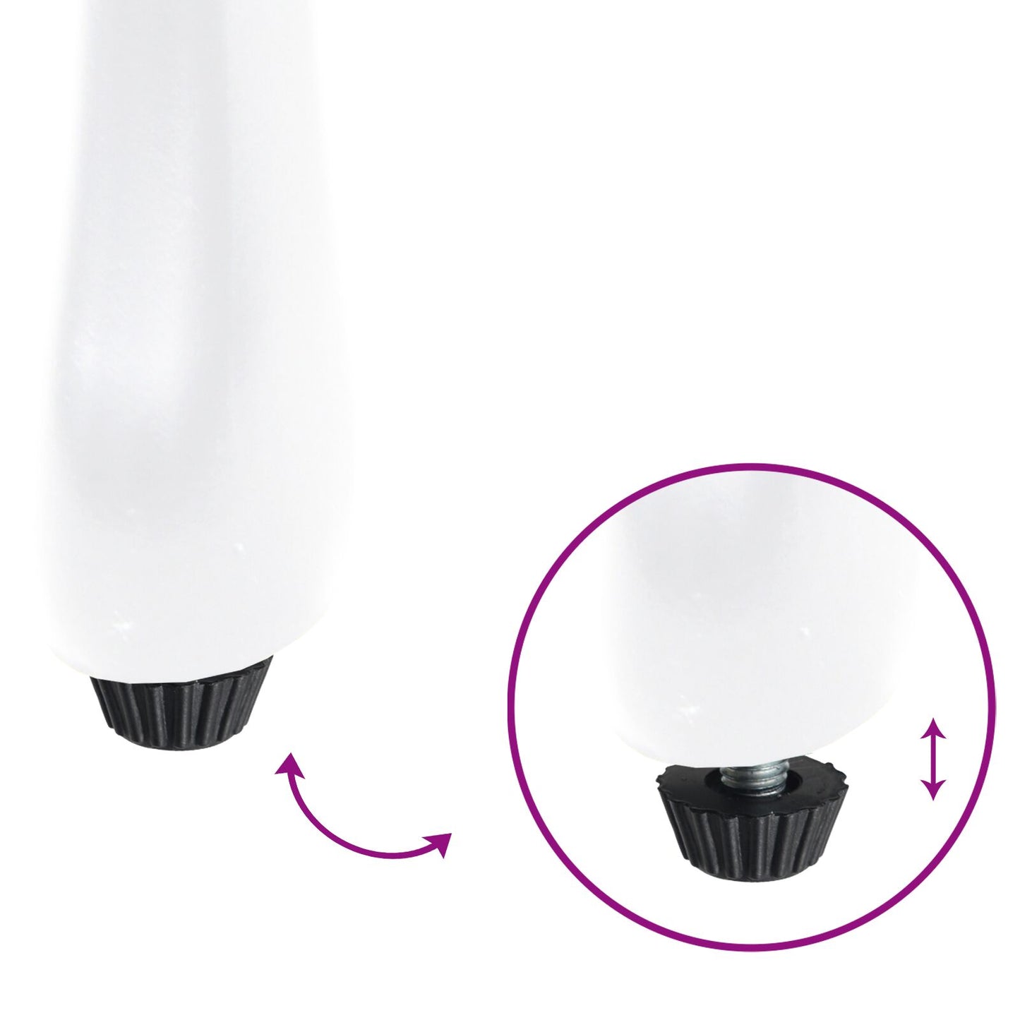 Tuinstoelen 2 Stuks Te Gietaluminium Wit