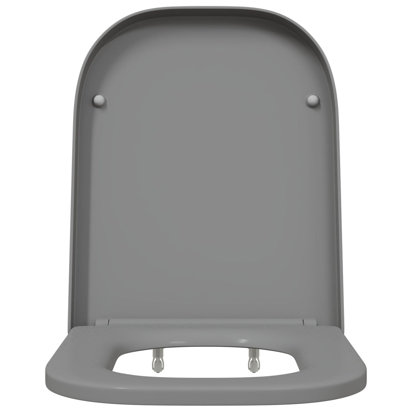 Snelle Toiletbril Met Soft Close Duroplast Grijs