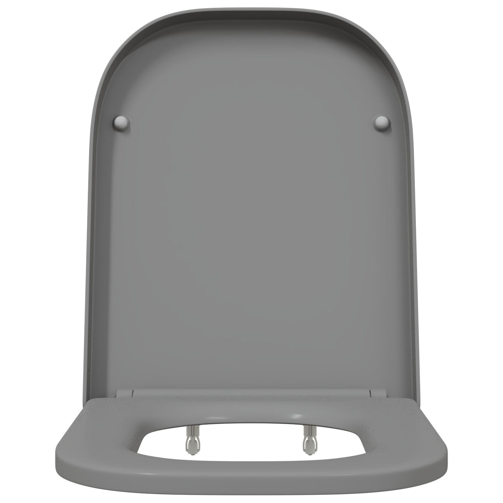 Snelle Toiletbril Met Soft Close Duroplast Grijs