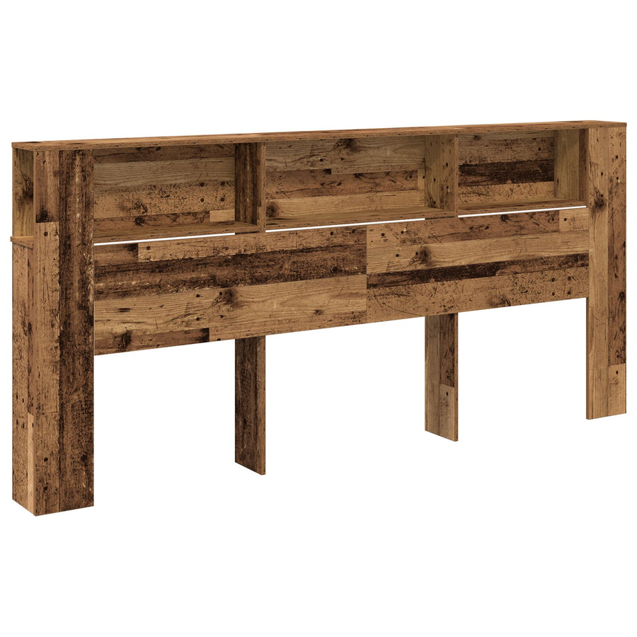 Hoofdeinde Kast Oud Hout 220X18,5X104,5 Cm