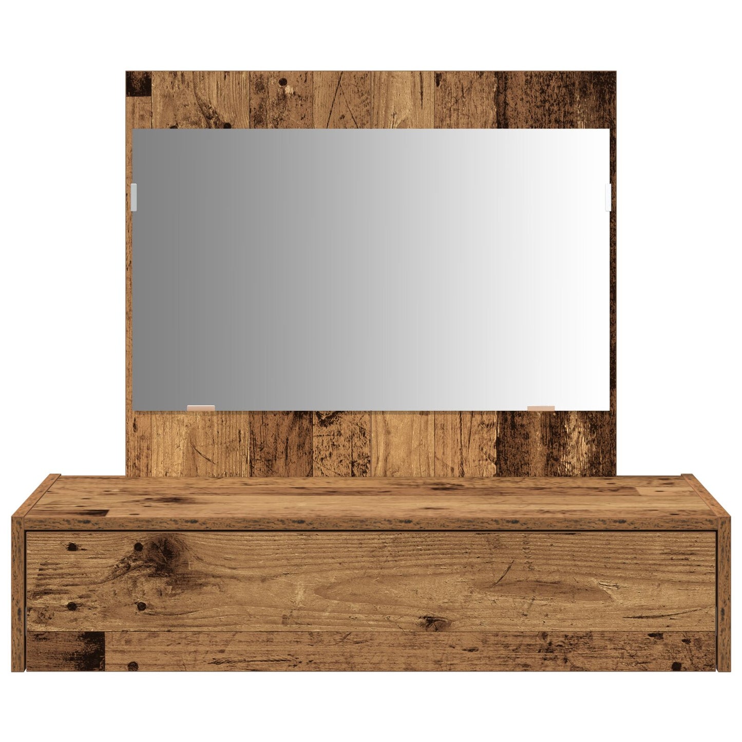 Wandkaptafel 83 x 40 x 70 cm Oude Hout zonder LED
