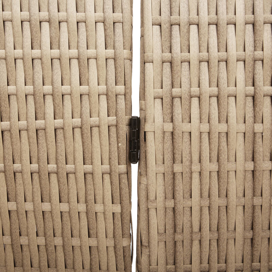 Kamerscherm Hout Groot Opvouwbaar Kamerscherm 180 cm Beige 3 panelen