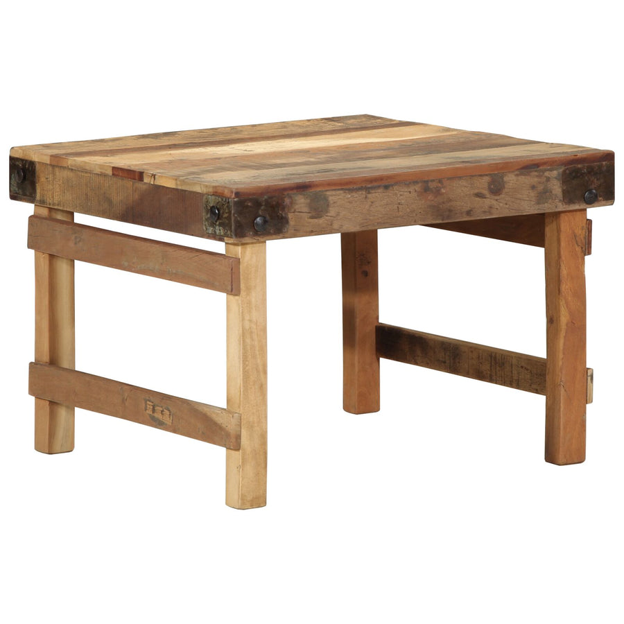 Salontafel Massief Hout Gerecycled 55 x 60 x 40 cm