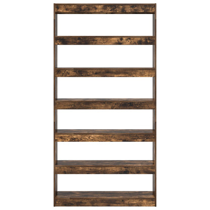 Bruine Boekenkast Bruin Geengineerd Hout 100 X 30 X 198 Cm