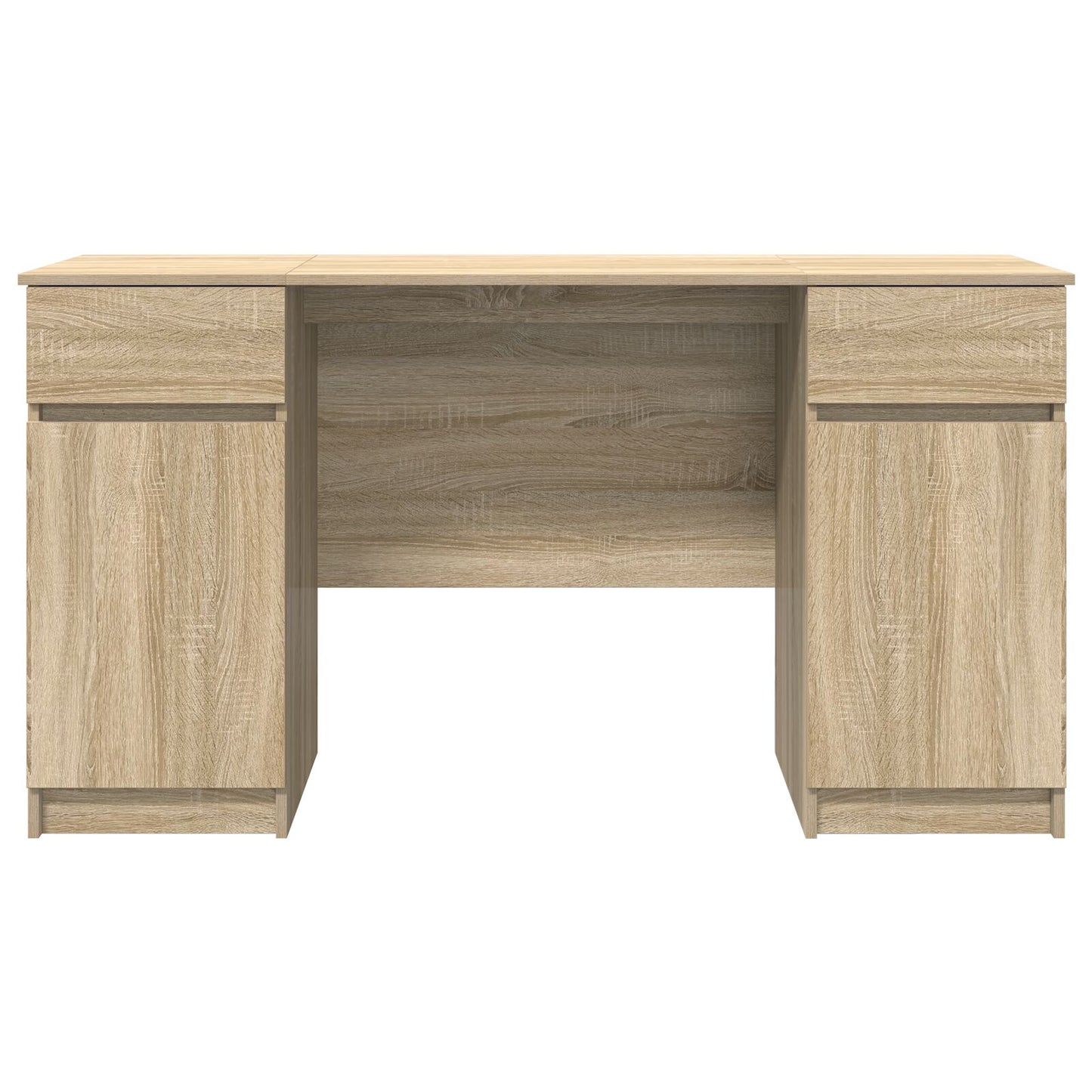 Bureau Sonoma Eik 140X49X76 Cm Bewerkt Hout