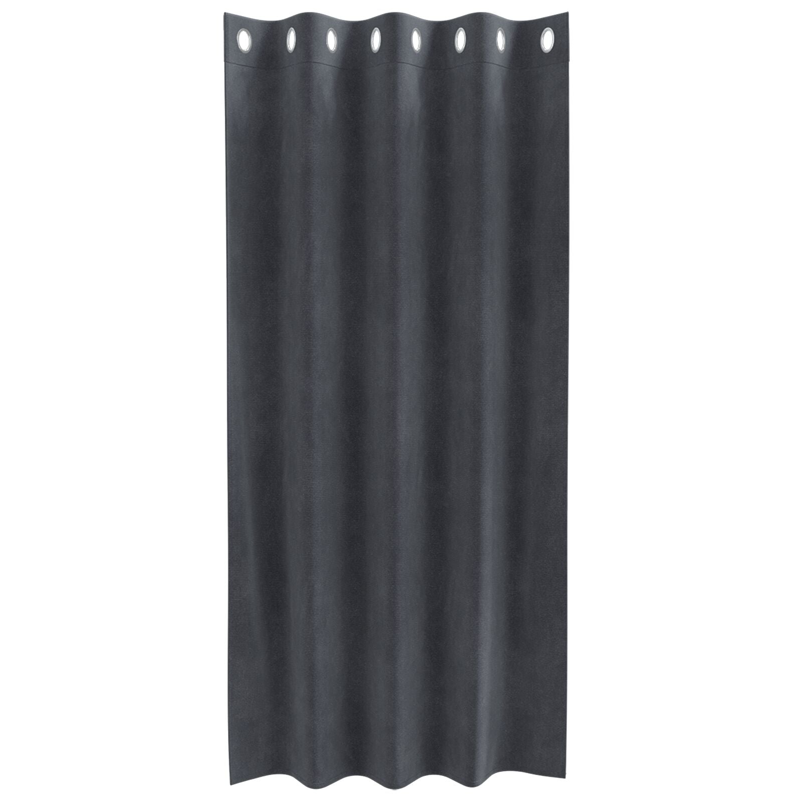 Zwartout Gordijnen 2 Stuks Fluweel Lichtgrijs 140 x 175 cm met oogjes