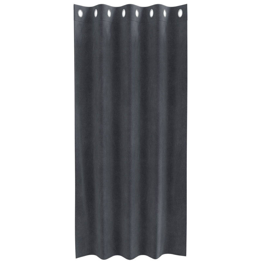 Zwartout Gordijnen 2 Stuks Fluweel Lichtgrijs 140 x 175 cm met oogjes
