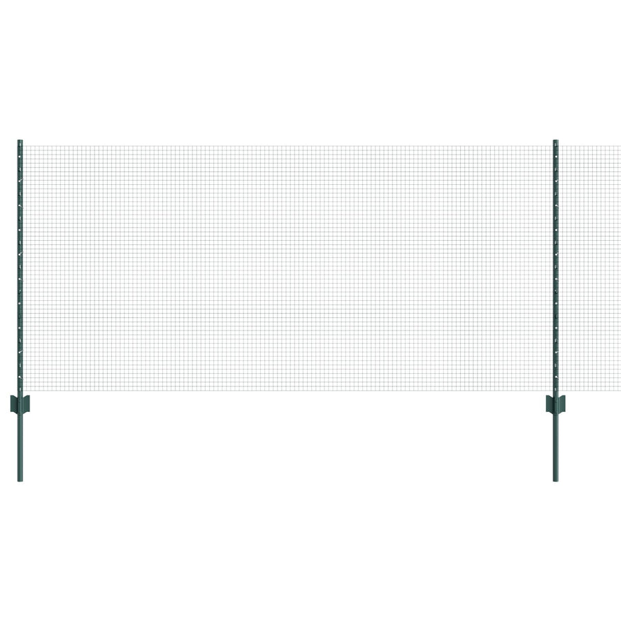Gelast Draadhek Met 44 U-Palen Groen 1X100 M Staal