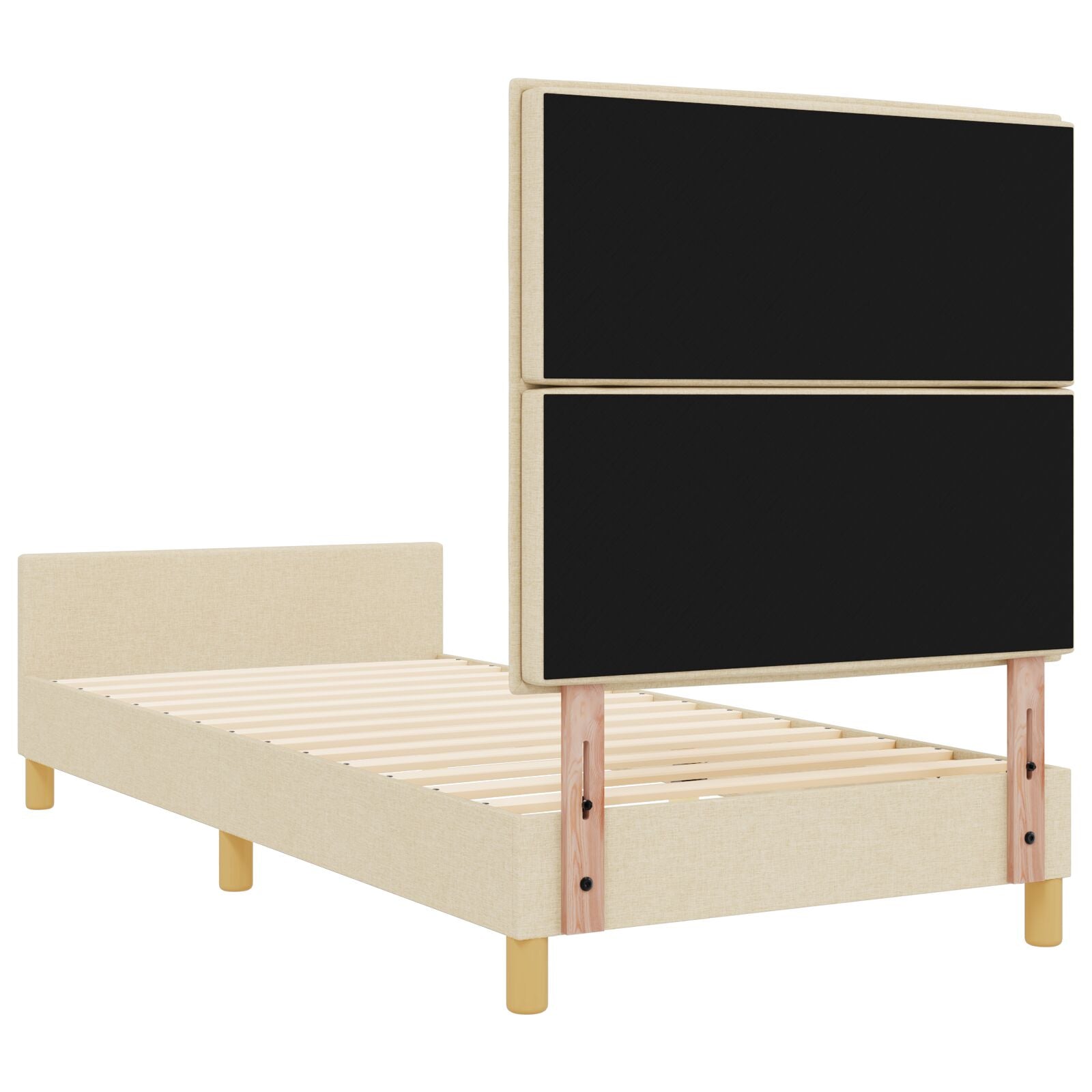 Bedbodem In Crème, 80X200 Cm, Stof Crème