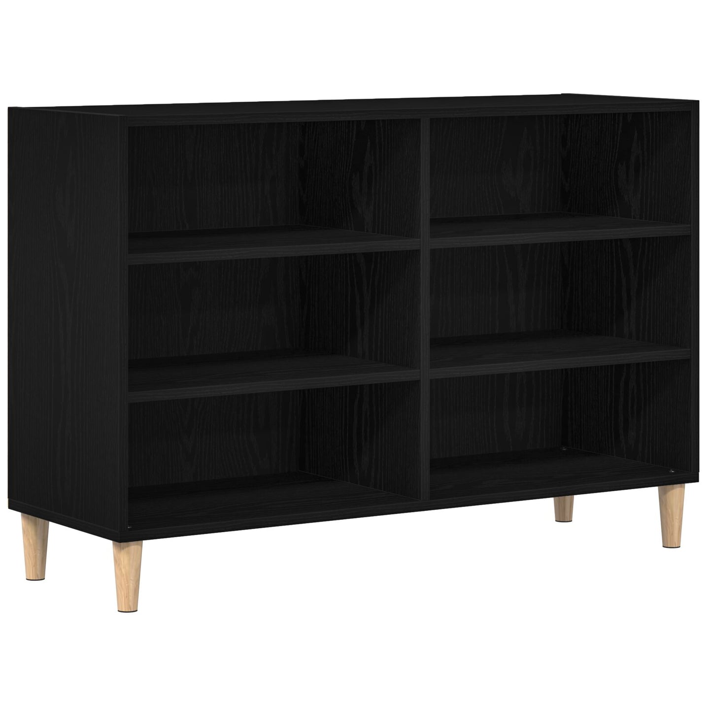 Dressoir Zwart Eiken 103,5X35X70 Cm