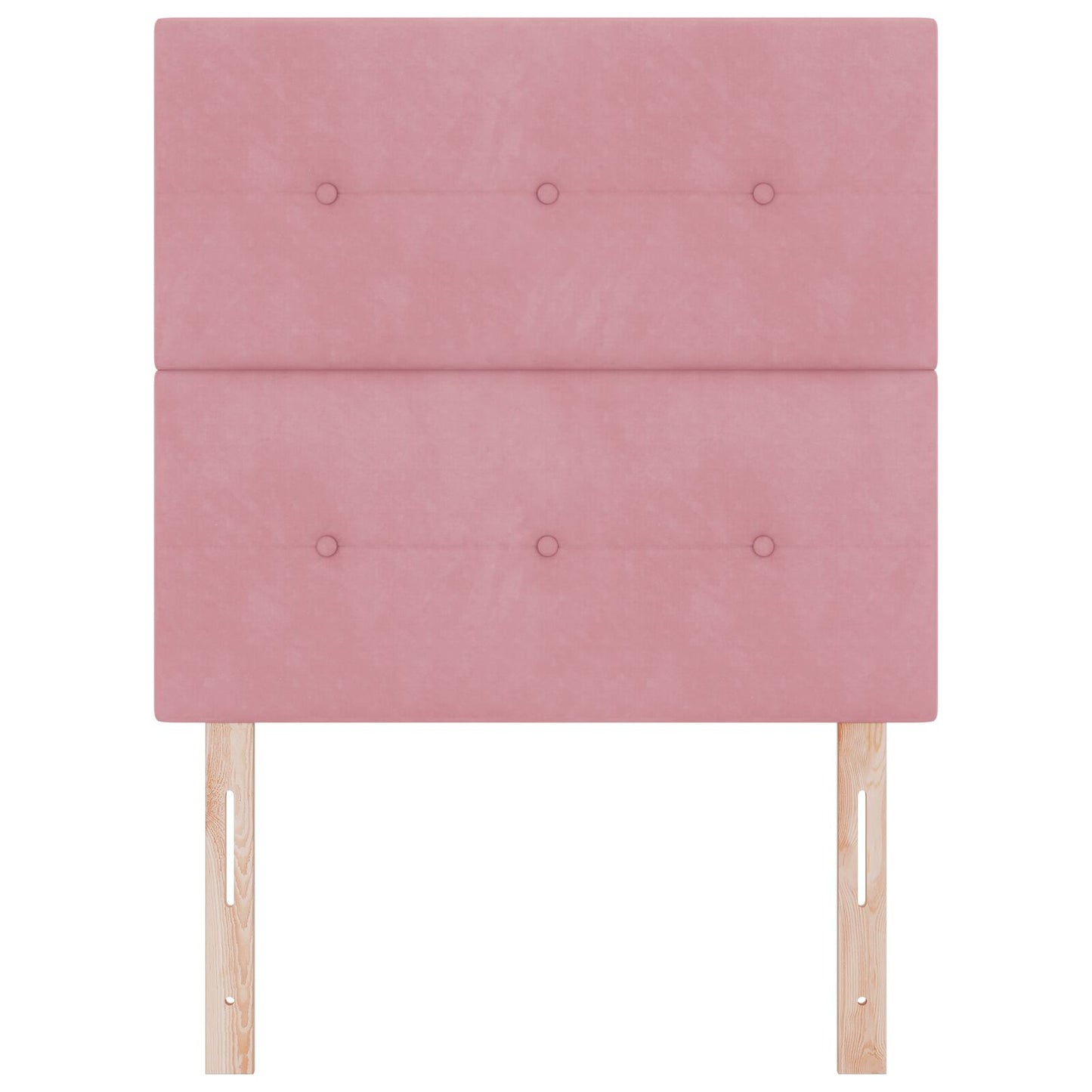 Hoofdbord Knopgeplooid Roze 80 Cm Fluweel