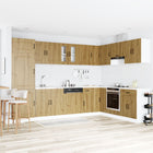 Keukenkast 80x46x81.5 cm artisan eiken