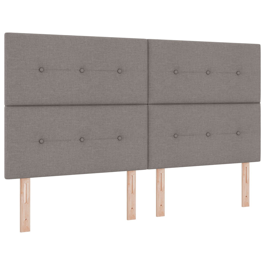 Bedframe Taupe 180X200 Cm Stof Crème