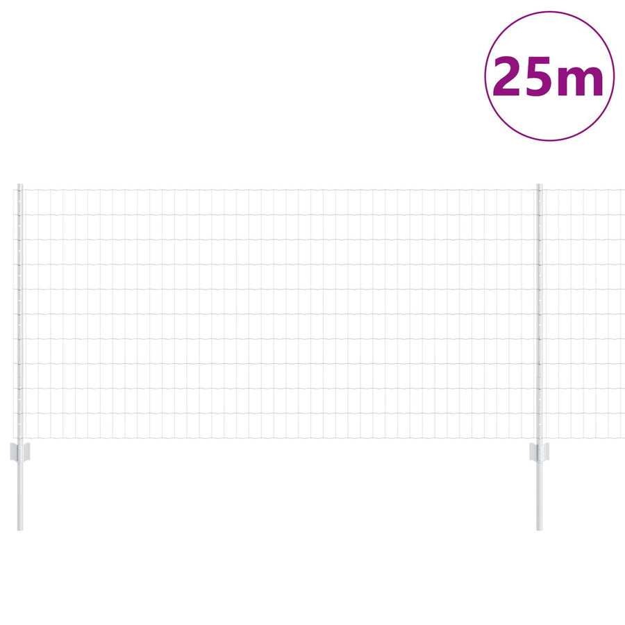 Tuinafscheiding Set Set Van 2 Verzinkt Staal 25 X 1 M Duurzaam