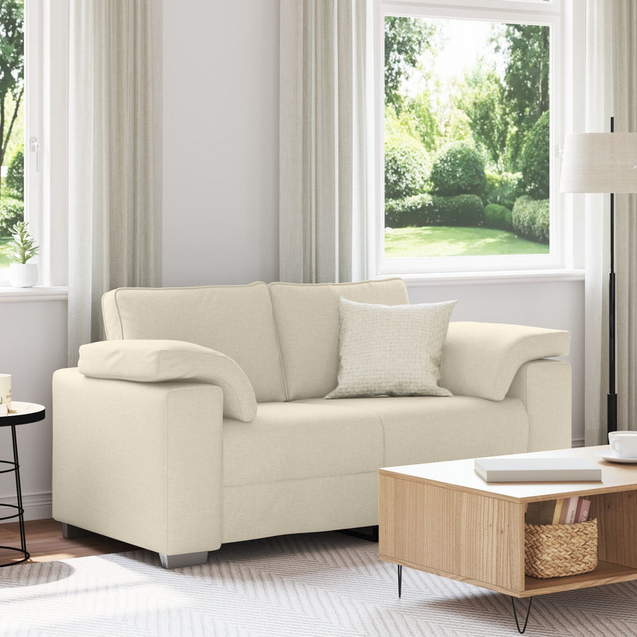 120 Cm Linnen Loveset Bank 2-Zits
