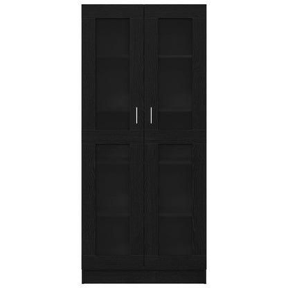 Boekenkasten Set Van 2 Zwart Eiken 82,5X30,5X185 Cm Houtbewerking