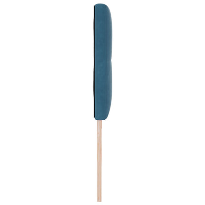 Hoofdbord Met Knopen Fluweel Donkerblauw 200 cm Laag hoofdbord