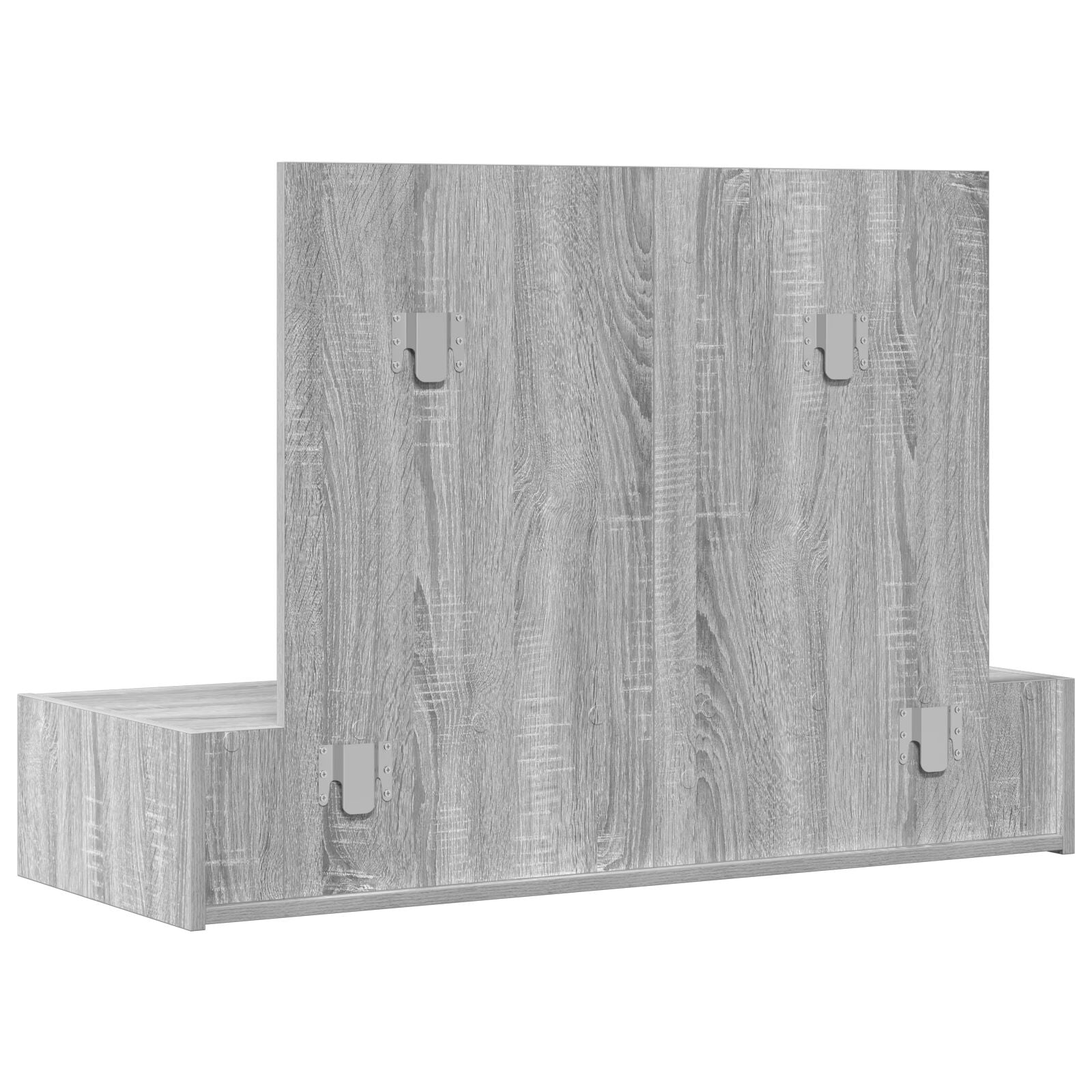 Wandkaptafel 100 x 40 x 70 cm Grijs sonoma zonder LED