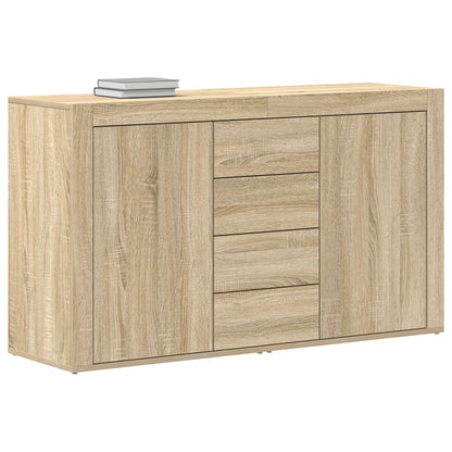Dressoir Sonoma Eiken Bewerkt Hout 120 X 36 X 69 Cm Opslag