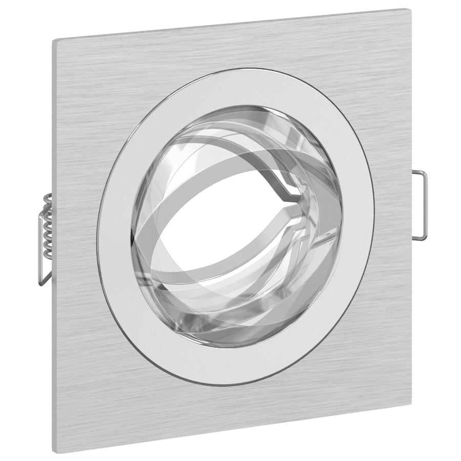 Ingebouwde Spots 24 Stuks Vierkante Gu10 Zilver 91X91 Mm