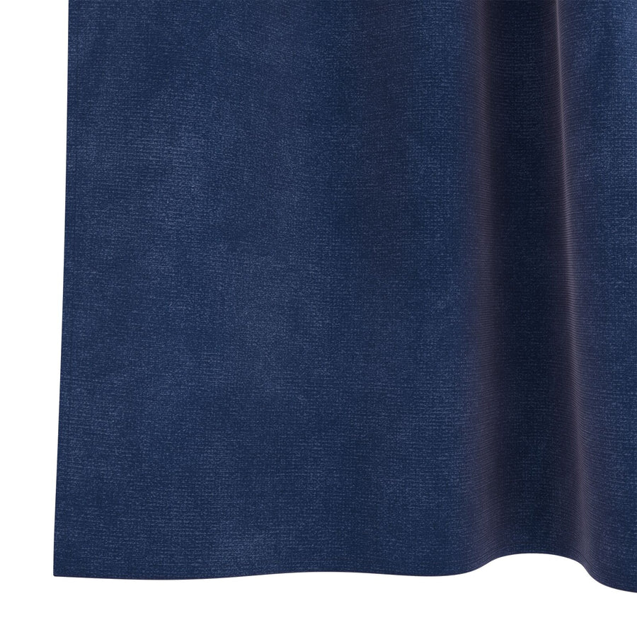 Blackout Gordijnen 2 Stuks Fluweel Donkerblauw 140 x 140 cm met ophanglussen