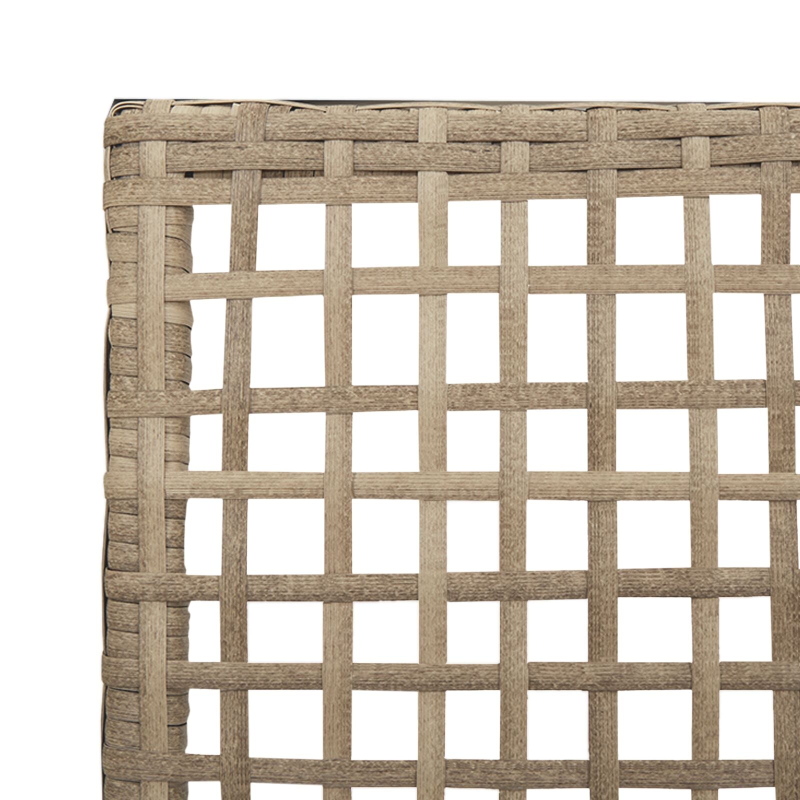 Tuinstoelen 2 Stuks Met Kussens Poly Rattan Gemengd beige en crème