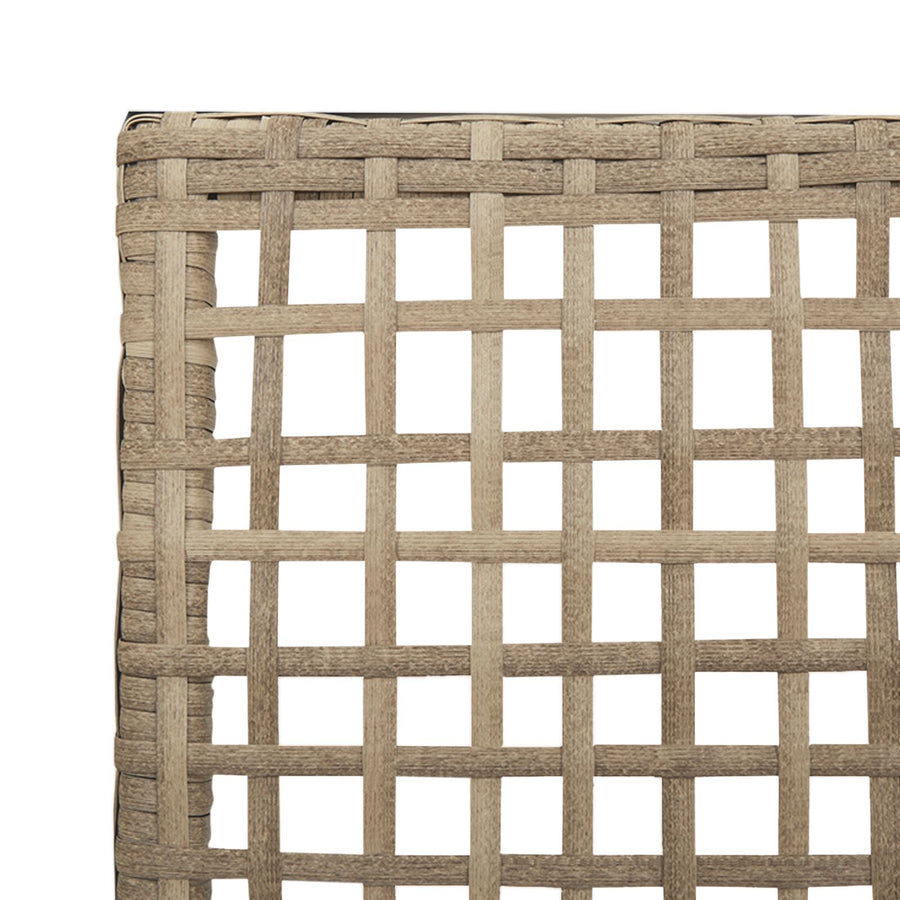 Tuinstoelen 2 Stuks Met Kussens Poly Rattan Gemengd beige en crème