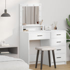 Kaptafel wit 50x41x135 cm MDF