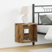 Opbergkast 40x28.5x40 cm bruin hout