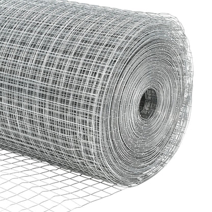 Gelast Draadhek Met 13 Paal Hekspijlen 1.2X50 M Verzinkt Staal Gegalvaniseerd Staal