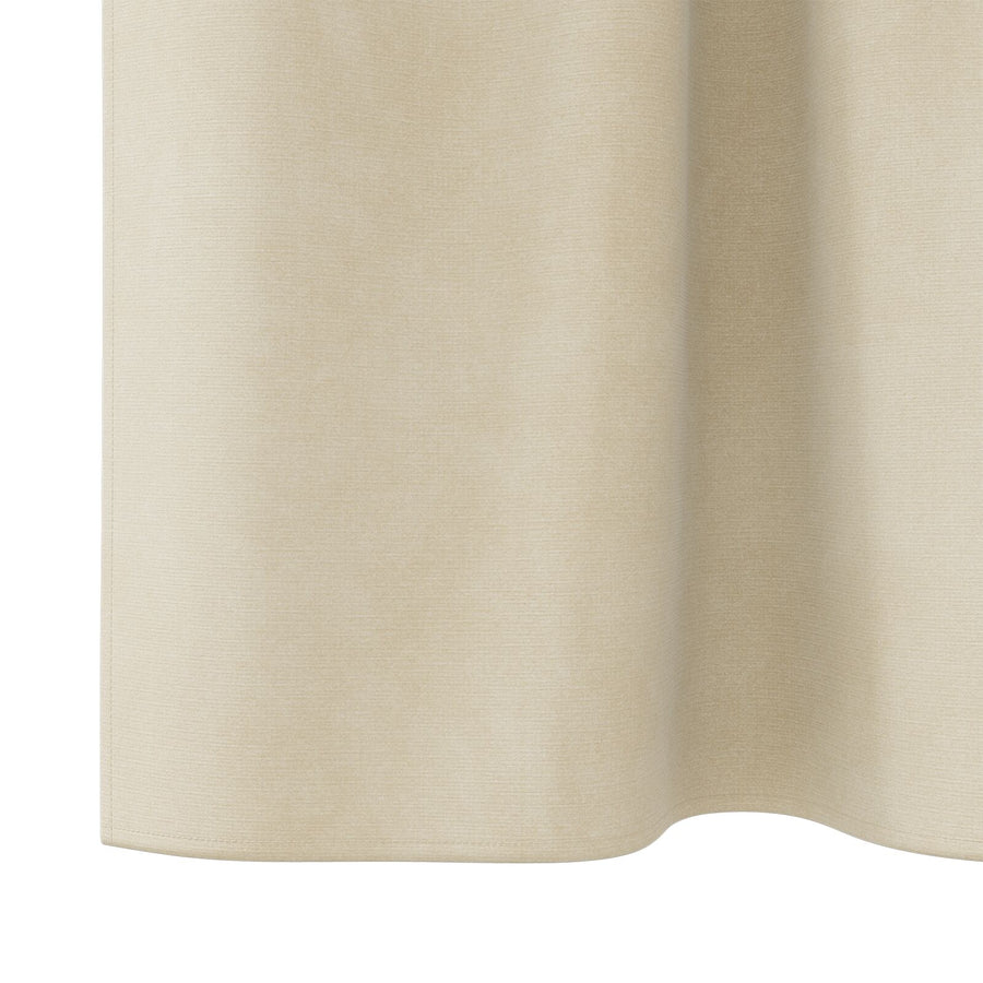 Blackout Gordijnen 2 Stuks Velours Crème 140 x 225 cm met hanglussen
