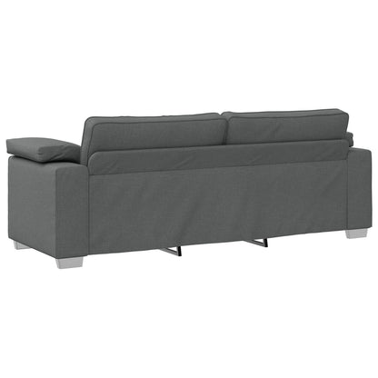 3-Zits Sofa Stof Donkergrijs 178 cm