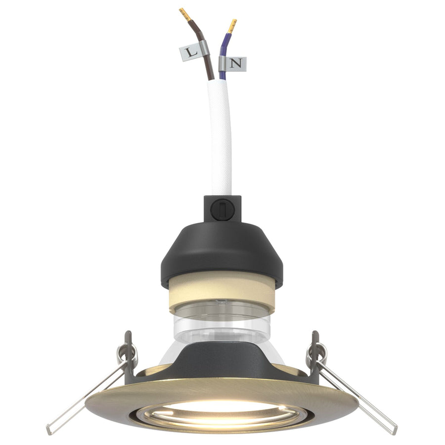 Lampen Set Van 12 Metaal 9 Cm Inbouw Plafondlampen Messing