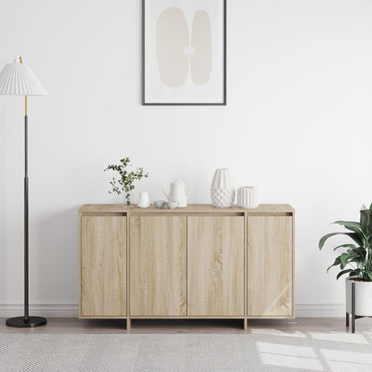 Eiken Dressoir Sonoma Eiken Gefabriceerd Hout 135 X 41 X 75 Cm