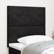 Hoofdbord 100 cm zwart fluweel