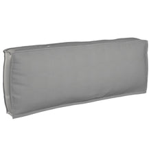 Pallet Kussen Voor Rugsteun 120X40X12 Cm Oxford Stof Grijs