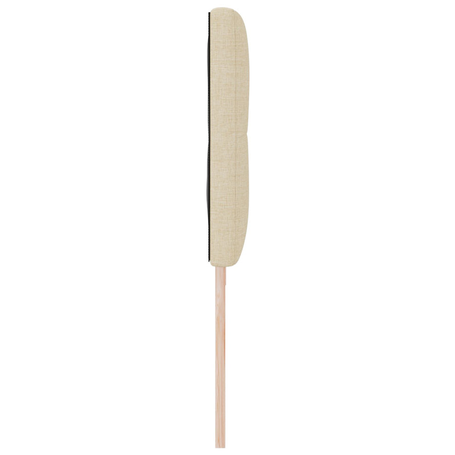 Hoofdbord Knopgestikt Stof Crème 200 cm Laag hoofdbord