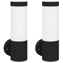 Buitenspotlichten 2 Stuks Rvs Ip44 Zwart zonder sensor