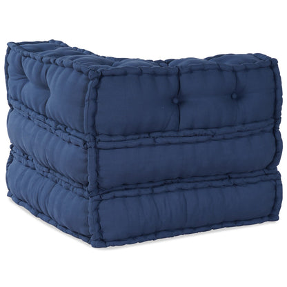 Modulaire Poef 70X70X54 Stof Indigo 70 x 70 x 54 cm Hoekbank