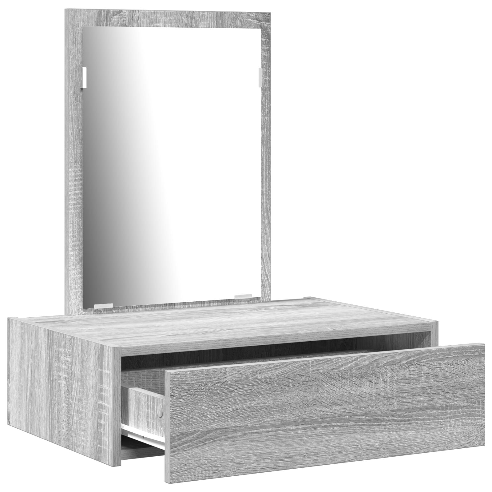 Wandkaptafel In , 60 x 40 x 70 cm Grijze sonoma zonder LED