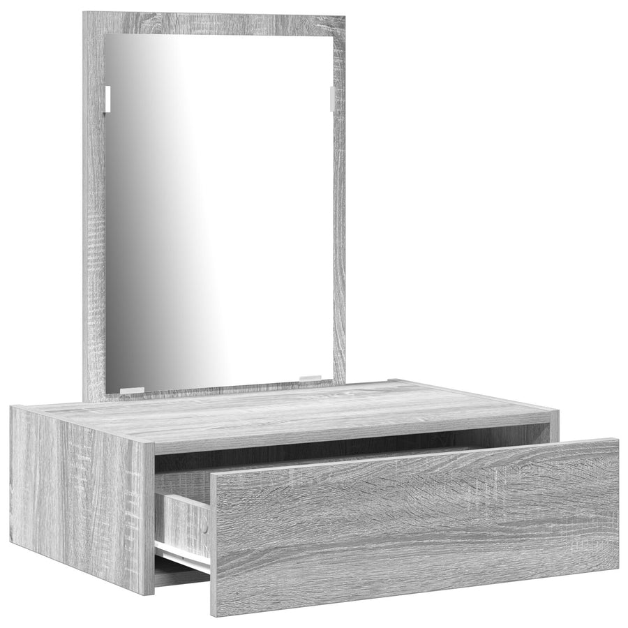 Wandkaptafel In , 60 x 40 x 70 cm Grijze sonoma zonder LED